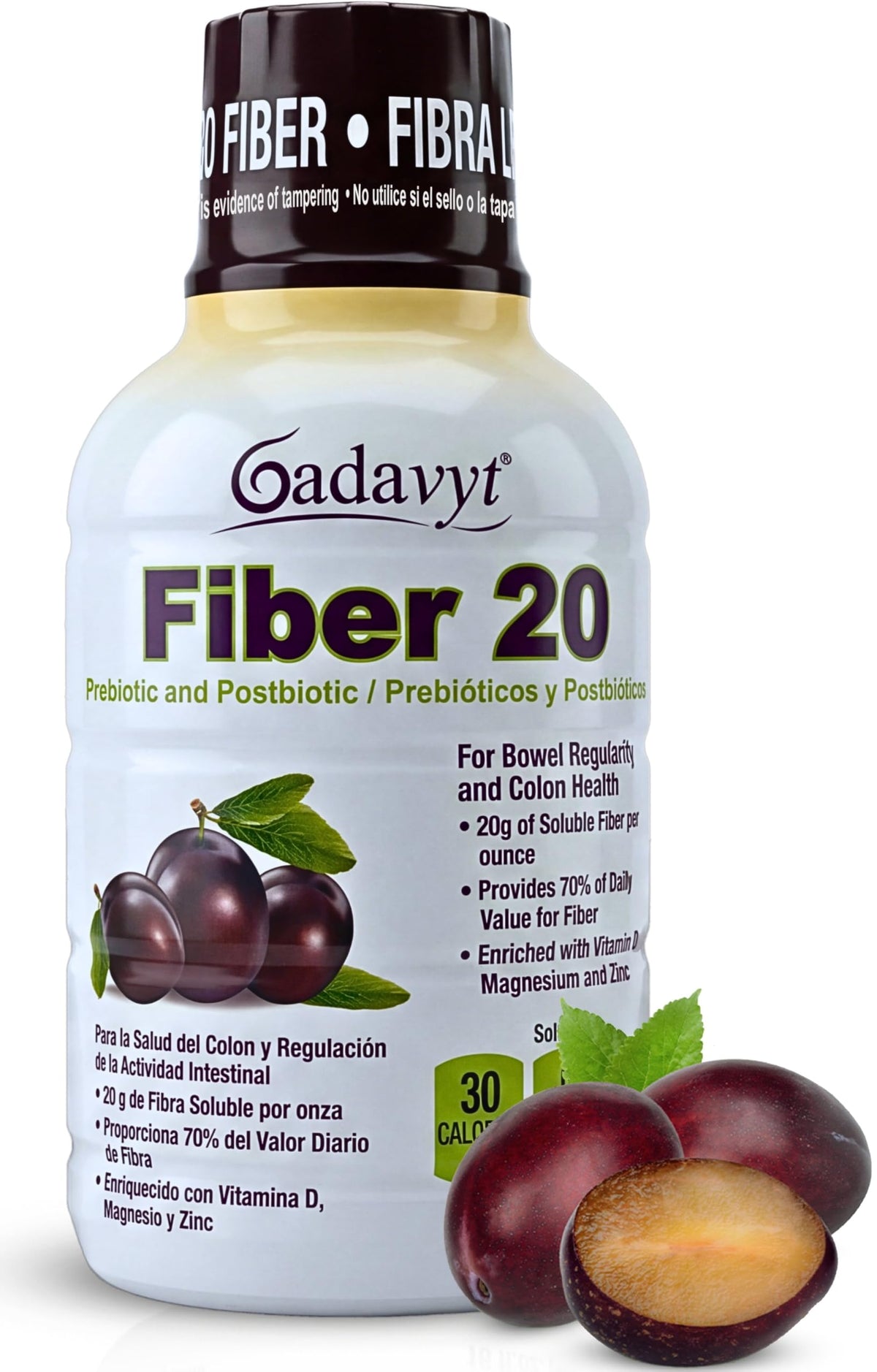 GADAVYT High-Potency Liquid Fiber Supplement bottle front view