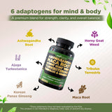 GADE NUTRITION ASHWAGANDHA 6-in-1 Supplement capsule close-up