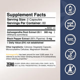 GADE NUTRITION Ashwagandha Extra Strength Capsules with black pepper extract