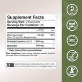 GADE NUTRITION NAC Quercetin Zinc Supplement packaging
