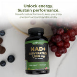 GADE NUTRITION NAD+ with Resveratrol supplement packaging
