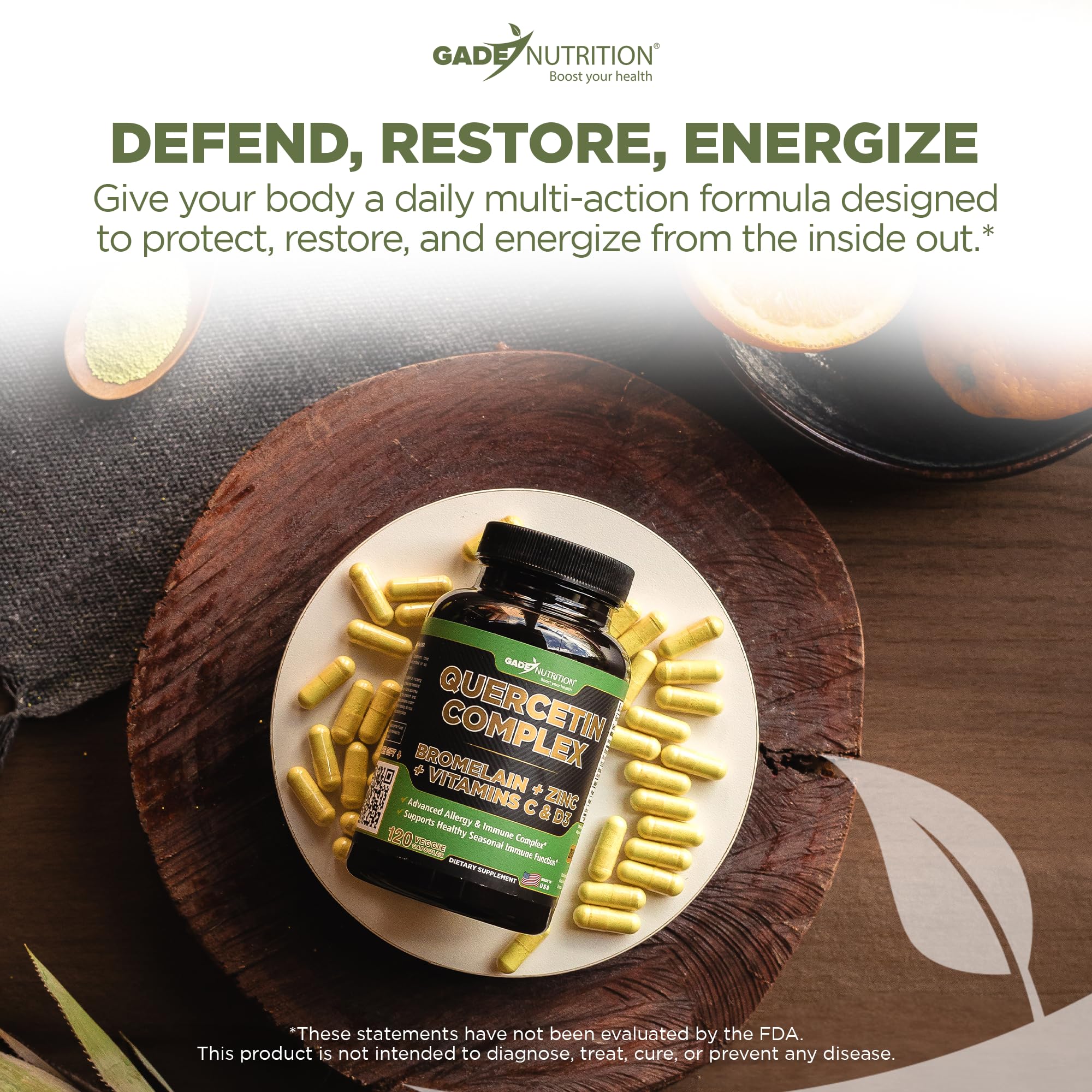 GADE NUTRITION Quercetin Complex lifestyle scene