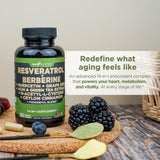 GADE NUTRITION Resveratrol Supplement 87g capsule close-up