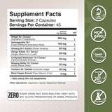 GADE NUTRITION support YOUR HEALTH Shilajit with Ashwagandha Capsules ingredients list