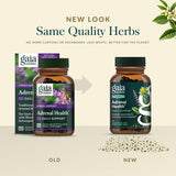Gaia Herbs Adrenal Extracts 177g close-up of capsules