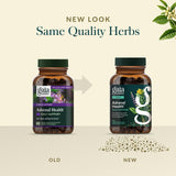 Gaia Herbs Adrenal Extracts bottle side view
