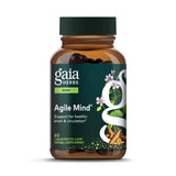 Gaia Herbs Agile Mind Brain Health Supplement front view