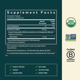 Gaia Herbs Ashwagandha Capsules with open bottle