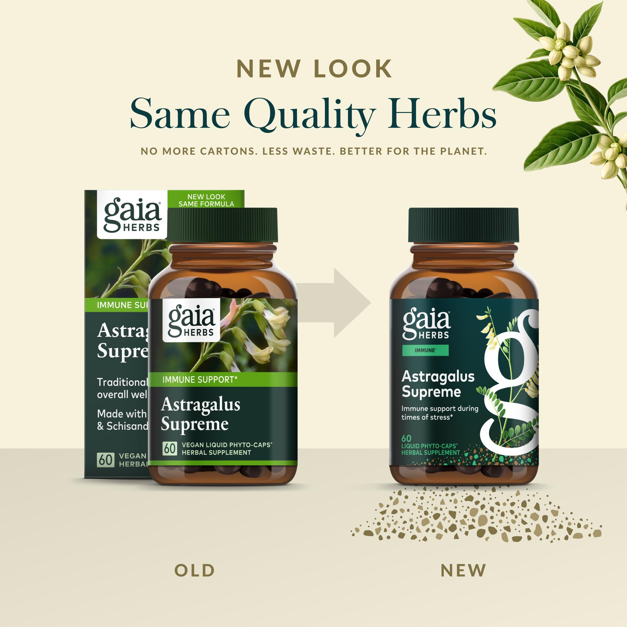 Gaia Herbs Astragalus Herbal Supplement with schisandra berry