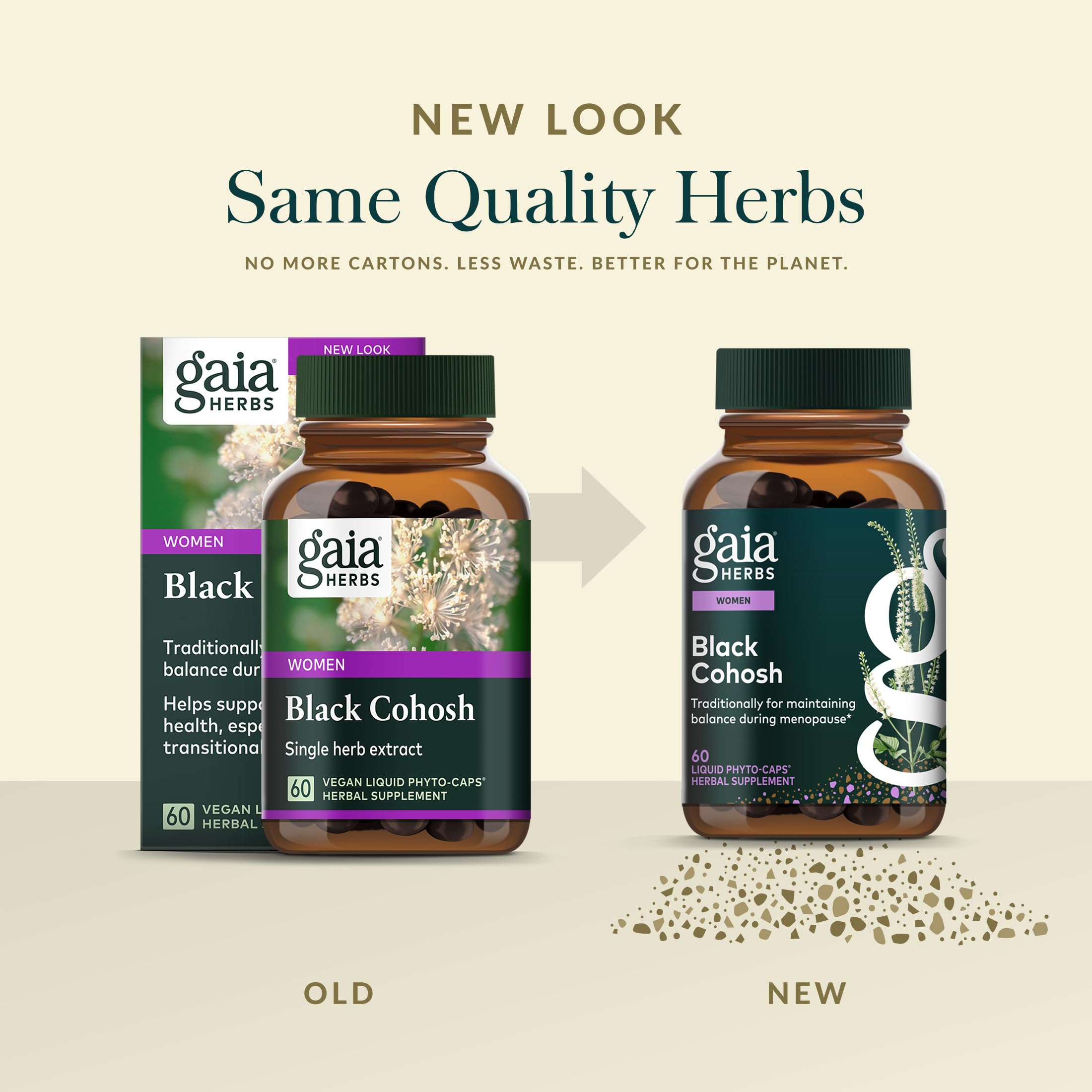 Gaia Herbs Black Cohosh ingredients list