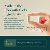 Gaia Herbs Cordyceps Mushroom Extract supplement packaging