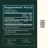 Gaia Herbs Cranberry Concentrate 420mg bottle with label