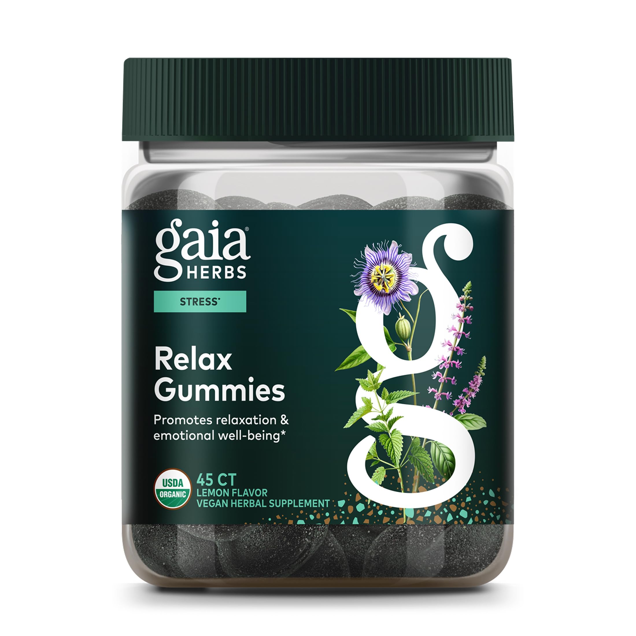 Gaia Herbs daily wellness Gummies 136g front view