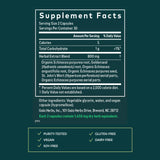 Gaia Herbs Echinacea Goldenseal supplement label close-up