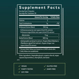 Gaia Herbs Echinacea Quick Defense 150g ingredients list on packaging