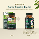 Gaia Herbs Echinacea Quick Defense 150g showing capsule format