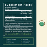 Gaia Herbs Elderberry Capsules nutritional information