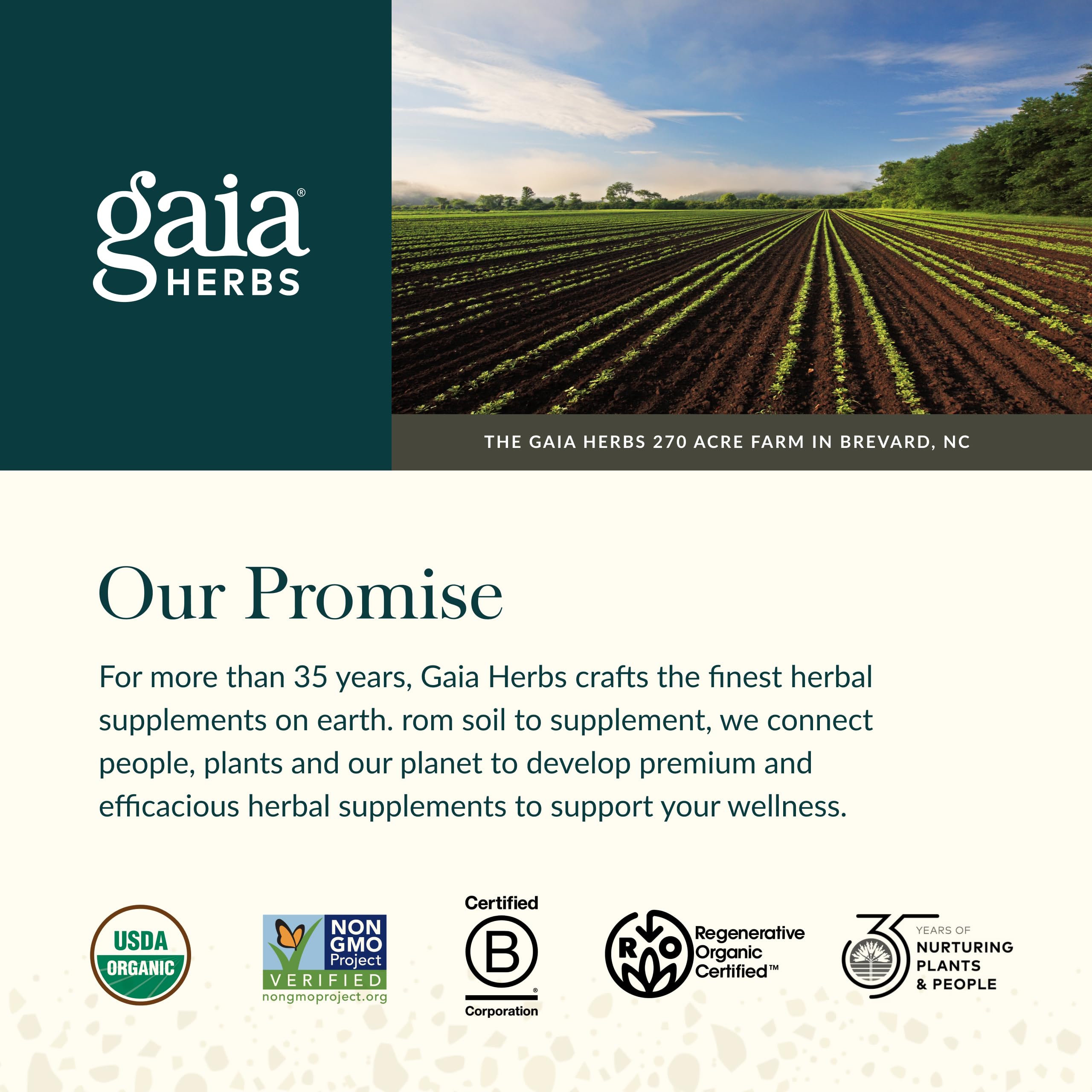 Gaia Herbs Elderberry Gummies nutritional information