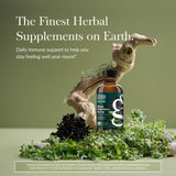 Gaia Herbs Elderberry Syrup 153g back view with ingredient list