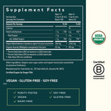Gaia Herbs Elderberry Syrup 153g side view showing bottle design
