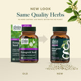 Gaia Herbs Fenugreek Seed supplement packaging