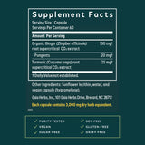 Gaia Herbs Ginger Herbal Supplement 168g packaging