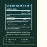 Gaia Herbs Ginkgo Biloba Capsules opened bottle