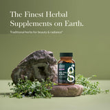 Gaia Herbs Gotu Kola Herbal Beauty Capsules side view