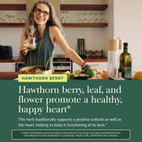 Gaia Herbs Hawthorn Berry Supplement capsules close-up