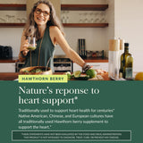 Gaia Herbs Hawthorn Capsules with fresh hawthorn berries