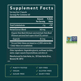Gaia Herbs Holy Basil 177g capsules in a bowl