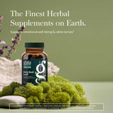Gaia Herbs Holy Basil Supplement side view with label details