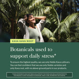 Gaia Herbs Kava Kava Supplement with a measuring spoon