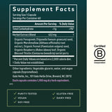 Gaia Herbs Lactation Support Supplement capsules close-up