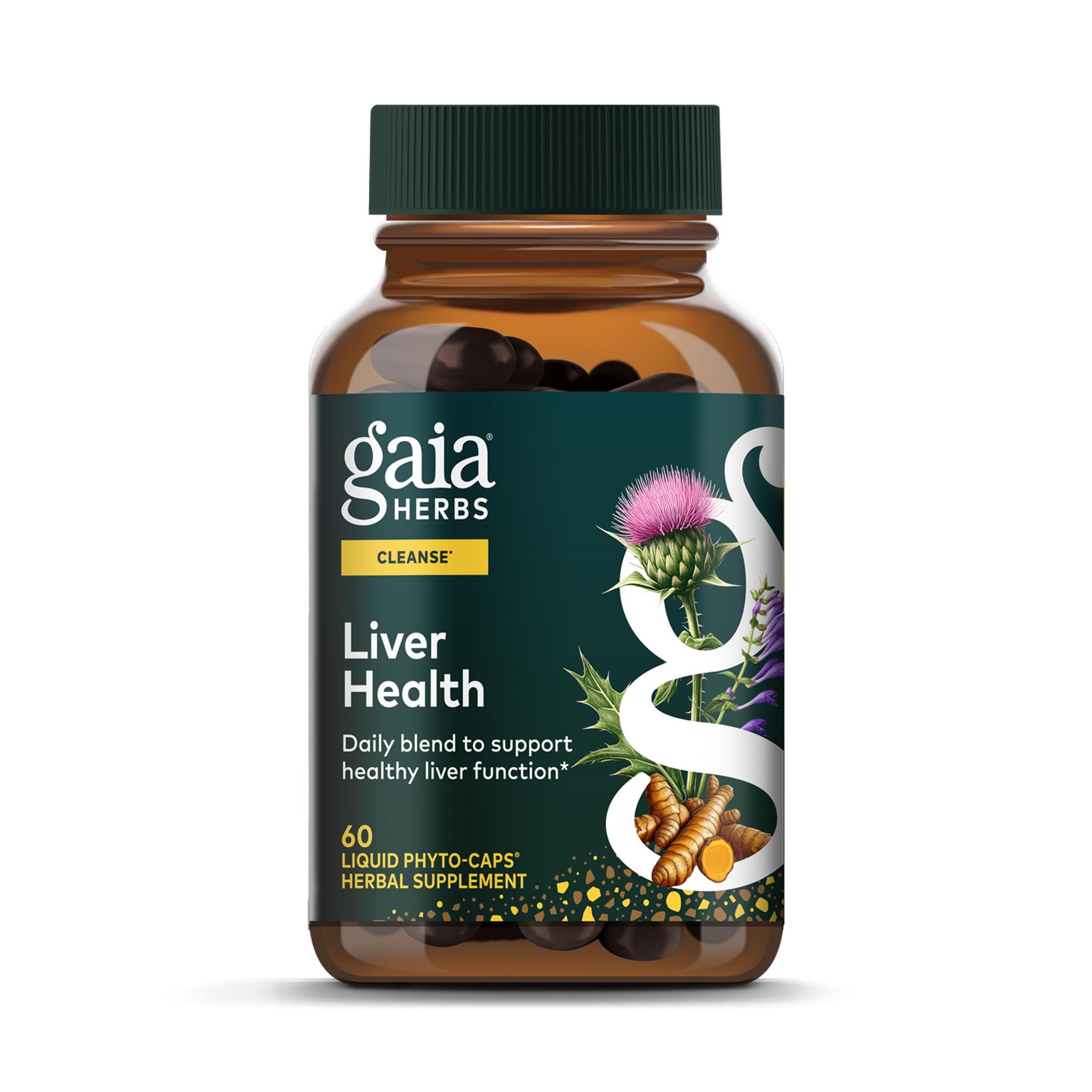 Gaia Herbs Liver Health Supplement 177g front view