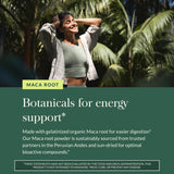 Gaia Herbs Maca Powder 227g opened with powder visible