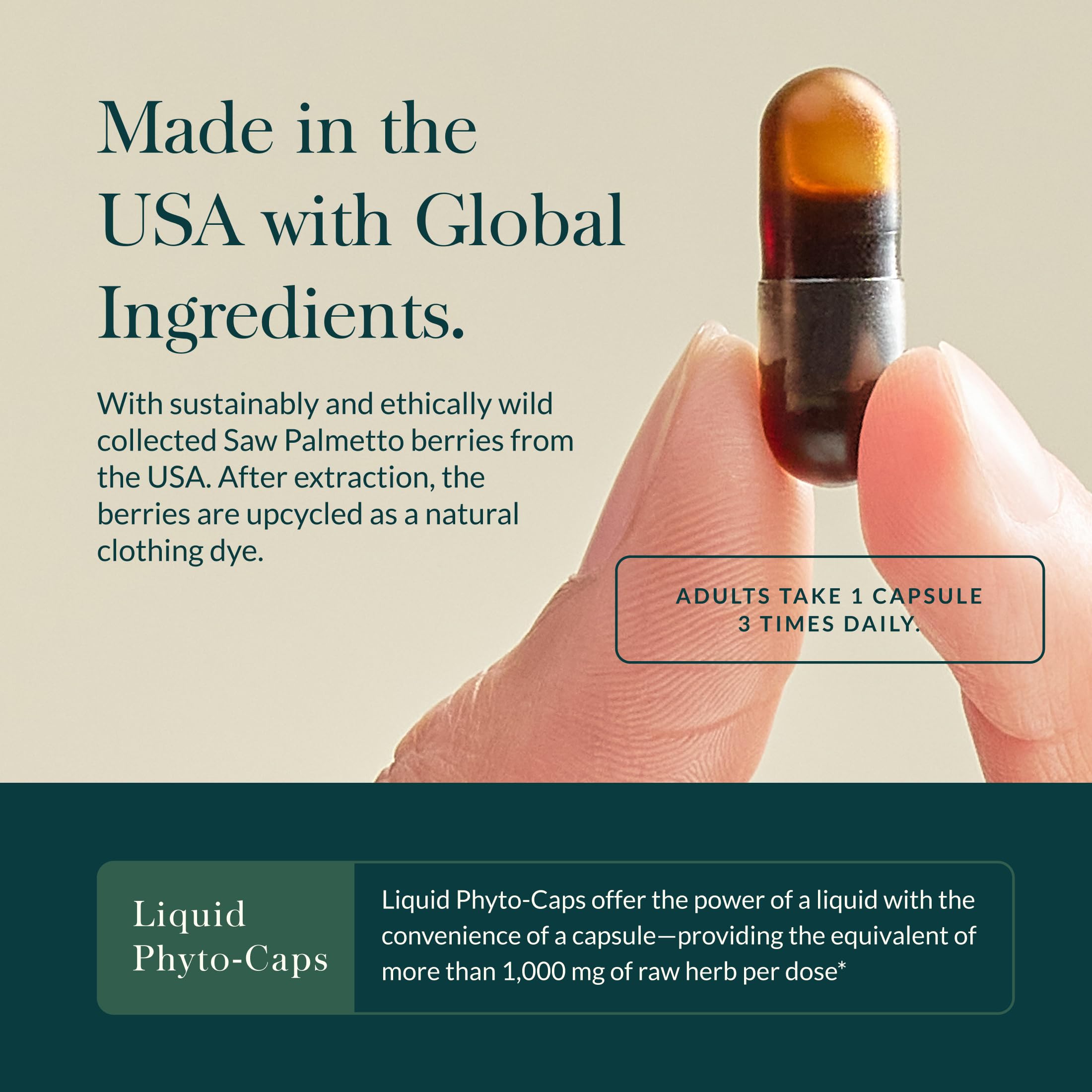 Gaia Herbs Male Libido Supplement 227g capsule close-up
