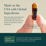 Gaia Herbs Male Libido Supplement capsules on a wooden surface