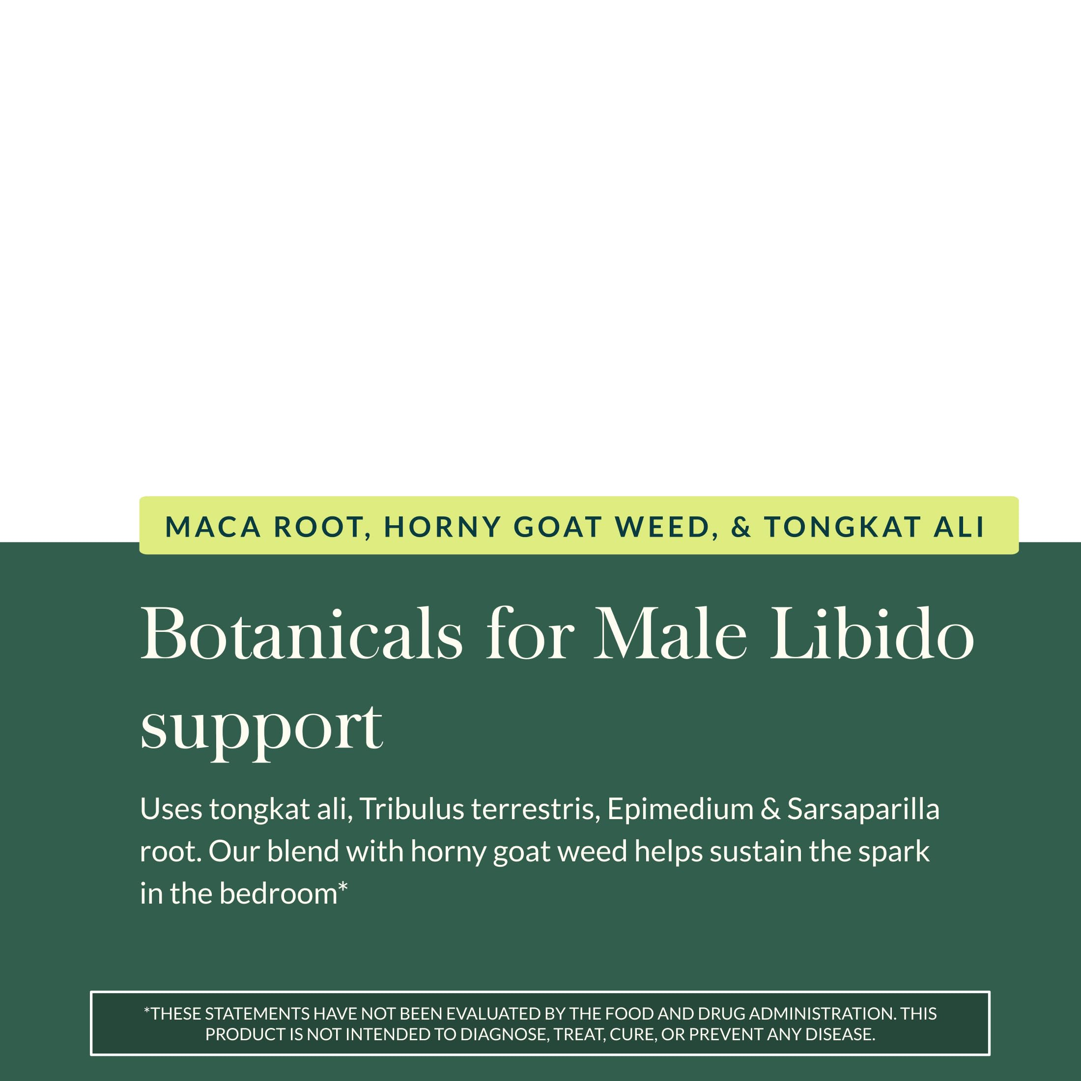 Gaia Herbs Male Libido Supplement ingredients list