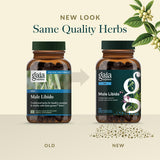 Gaia Herbs Male Libido Supplement on a wooden table