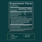 Gaia Herbs Mighty Lungs Mullein Supplement ingredients close-up