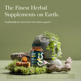 Gaia Herbs Milk Thistle Herbal Supplement side view