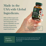 Gaia Herbs Mushroom Supplement Capsules ingredients list