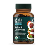 Gaia Herbs Mushroom Supplement front view with packaging