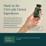 Gaia Herbs Mushroom Supplement ingredients list