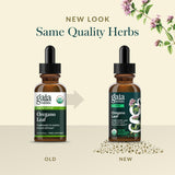 Gaia Herbs Oregano Leaf Liquid Supplement ingredients list