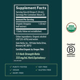 Gaia Herbs Oregano Leaf Liquid Supplement packaging side view