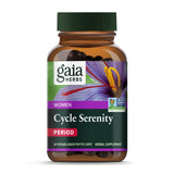 Gaia Herbs Period Cycle Serenity supplement front view