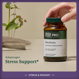 Gaia Herbs PRO Adrenal Health Supplement packaging side view