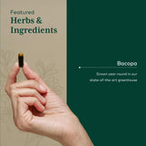 Gaia Herbs PRO Bacopa Monnieri 350mg supplement with packaging